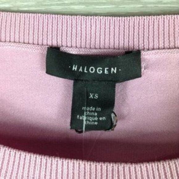 Halogen Pink Stripe Sweater size XS - Picture 7 of 8